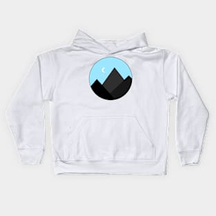 Mountain Range V2 (Color) Kids Hoodie